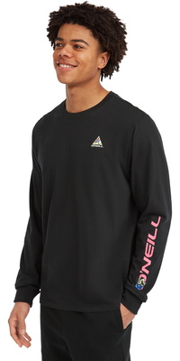2025 ONeill T-shirt De Manga Comprida Para Homem FWCPlay 2850314 - Black Out