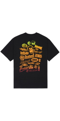 2026 DC Shoes Homem Acumulação De T-Shirt EDYZT04477 - Black