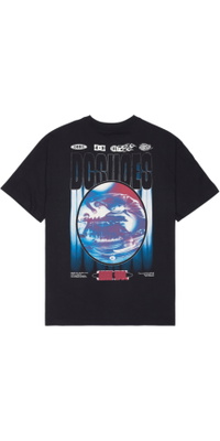 2026 DC Shoes Homem Camiseta Borbulha Desfocada EDYZT04492 - Black