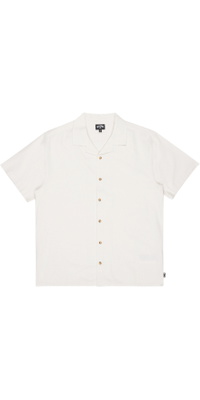 2026 Billabong Homem Camisa De Linho Vacay EBYWT03030 - Off White