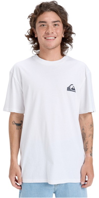 2026 Quiksilver Homem Mini Logotipo T-Shirt EQYZT08181 - White