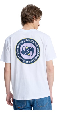 2026 Quiksilver Homem Dualidade T-Shirt EQYZT08290 - White