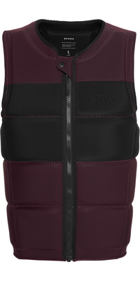2026 Mystic Mens Peacock Front Zip Wake Impact Vest 35005.240227 - Oxblood Red