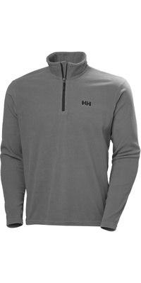 2026 Helly Hansen Homem Daybreaker 1/2 Zip Fleece 48286 - Thunder Grey