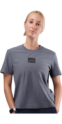 Camiseta De Algodão Com Logótipo Feminina  Zhik  2026 TEE-0735-SLT-W - Slate