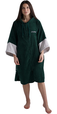 2026 Roupão De Banho Orgânico Com Fecho Completo  Dryrobe  ORGANICFZTRSG - Sycamore Green