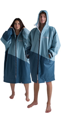 2026 Dryrobe Advance Roupão De Troca De Roupa De Manga Comprida DALSV3 - Blue / Cinza Claro