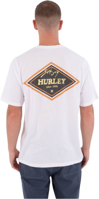 2026 Hurley Homem Prensa De Impressão Samp T-Shirt MTSEUED0017 - White