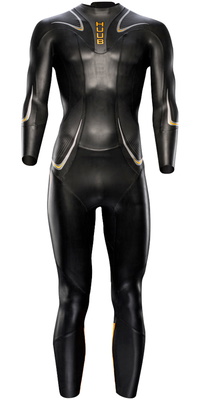 2026 HUUB Vengeance 3 Para Homem / 5mm Back Zip Fato De Banho TCE35 - Black / Laranja