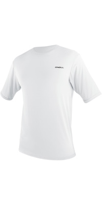 2026 O'Neill Mens Basic Skins Short Sleeve Sun Shirt 5715 - White