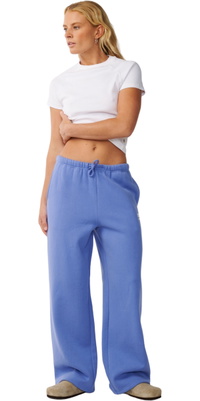 2026 Rip Curl Mulher Prancha De Surfe Puff Perna Larga Calça De Pista 06OWPA - Mid Blue