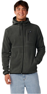 2026 Rip Curl Homem Partida Polar Zip Thru Fleece 08VMFL - Charcoal Grey