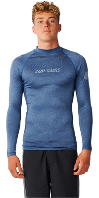 2026 Rip Curl Homem Dawn Patrol UPF Proteção Solar Longa Manga Lycra Colete 194MRV - Light Navy Marle