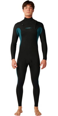 2026 Rip Curl Homem Dawn Patrol 4/3mm Chest Zip Fato De Neopreno 16QMFS - Green