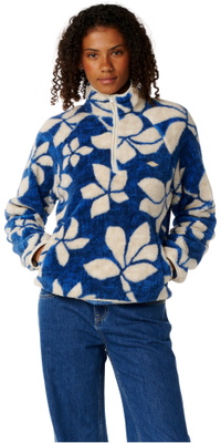 2026 Rip Curl Womens Paraiso 1/4 Zip Polar Fleece 0EUWFL - Blue