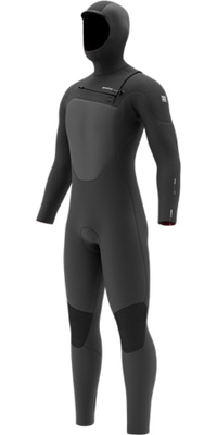 2026 Mystic Homem Voltt 6/4/3mm Chest Zip Com Capuz Fato De Neopreno 35000.270000 - Black