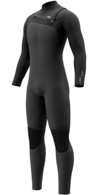 2026 Mystic Homem Motion 4/3mm Chest Zip Fato De Neopreno 35000.270007 - Black