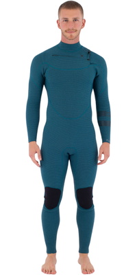 2026 Hurley Homem Plus 4/3mm Fato De Neopreno MFS0012403 - Black / Skyblue