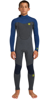 2026 Billabong Junior Absolute Core 4/3mm Back Zip Wetsuit ABBW100164 - Dark Denim