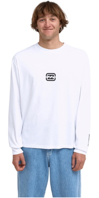 2026 Billabong Homem Suporte OG Camiseta De Manga Longa EBYZT00666 - White