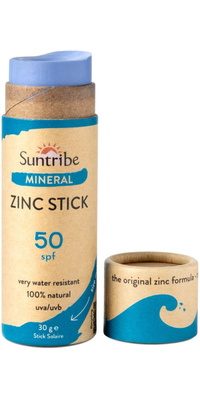 2026 Suntribe Organic Mineral Zinc Sun Stick SPF 50 STZS - Ocean Blue