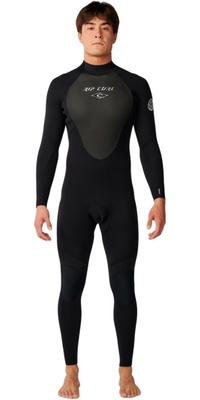 2026 Rip Curl Homem Omega 5/3mm Back Zip Fato De Neopreno 18RMFS - Black