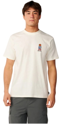 Rip Curl Homem Search Series Vaporcool Stack Camiseta Relaxed 16IMTE - Bone