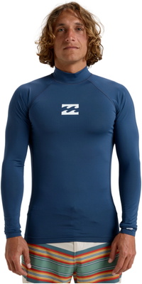 2026 Billabong Colete De Lycra De Manga Comprida Para Homem Waves All Day EBYWR00102 - Midnight