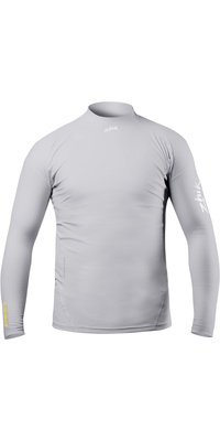 2026 Zhik Júnior Eco Spandex UPF50+ Manga Comprida Rash Guard DTP-0063-K-PLT - Platinum
