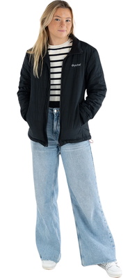 2026 Dryrobe Casaco De Camada Intermédia Para Mulher W100-JCKT - Black