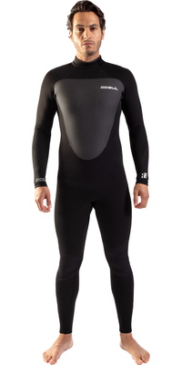 2026 Gul Masculino Response 4/3mm Gbs Back Zip Wetsuit Re1246-c1 - Preto