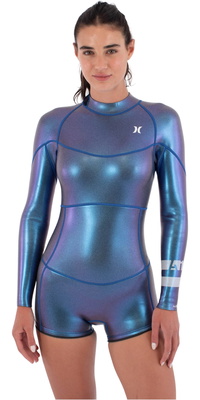 Macacão De Primavera Feminino Hurley Air 2mm Skin Shorty Back Zip (WSS0014242) - Siren Skin