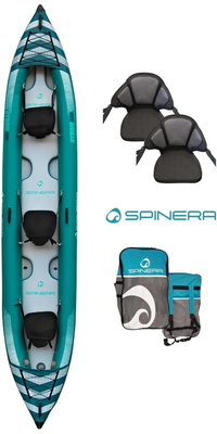 2026 Spinera Hybris 500 HDDS Caiaque Para 3 Pessoas Com Saco, 2 Barbatanas, 2 Assentos Para Caiaque SP-K-HYB-500 -.. Green