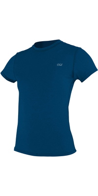 ONeill Womens Blueprint Short Sleeve Rash Tee 5466 - Deep Sea
