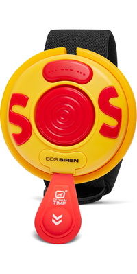 2026 Optimum Time Sirene De Segurança Sos Otsos - Amarelo / Vermelho