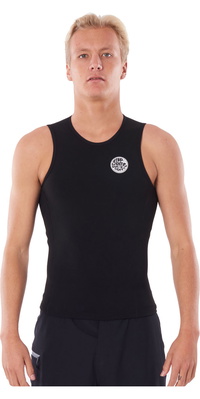 2026 Rip Curl Mens Flashbomb 0.5mm Colete Sem Mangas WVEYCM - Black