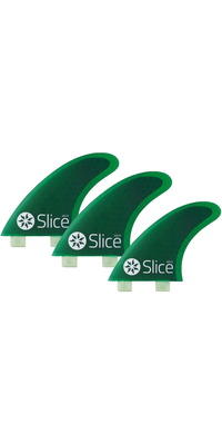 2026 Slice Ultralight Hex Core S3 Fcs Compatible Barbatanas De Prancha De Surf Sli-01 - Verde