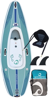 Spinera SK 100 1 Person Inflatable SupKayak Package - Blue