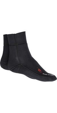 2026 Rip Curl 1.5mm Neoprene Fin Socks Black WBO7FM