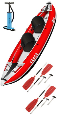 2026 Z-pro Tango 200 1-2 Homem Caiaque Inflável, Remo E Bomba Pacote Ta200 Vermelho