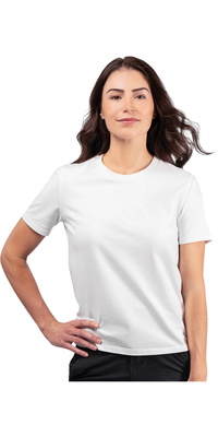 Zhik T-shirt De Algodão Com Logótipo Para Mulher TEE-0733-W-WHT - - White