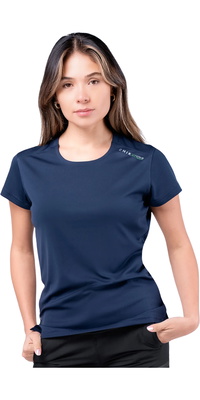 Zhik T-shirt De Manga Curta UVActive UPF50+ Para Mulher ATP-0075-W-NVY - Navy Blue