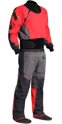 2026 Carregador Nookie Drysuit Cinza Carvão Vermelho Dr10