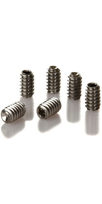2026 Northcore Fcs Compatible Parafusos De Aleta X 6 Nh02 - Prata