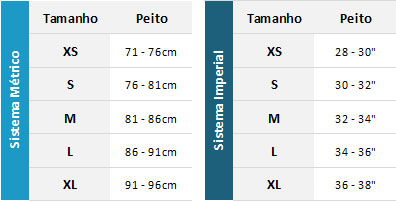 Billabong Womens Rash Vest 19 0 Gráfico do tamanho
