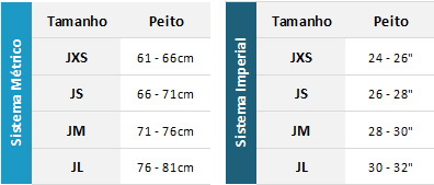 Gul Junior Marine Garments 19 0 Gráfico do tamanho