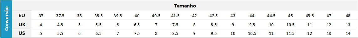 Musto Footwear 19 0 Gráfico do tamanho