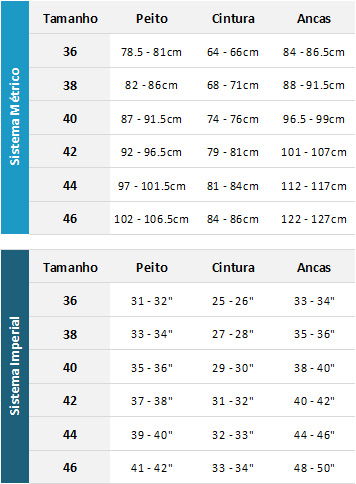 Musto Womens Marine Garments 19 Womens Gráfico do tamanho
