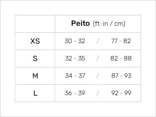 Mystic Womens Impact Vest Womens Gráfico do tamanho