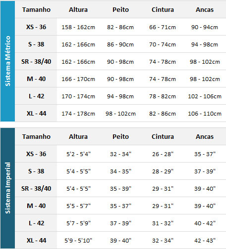 Palm Womens Wetsuits 19 Womens Gráfico do tamanho